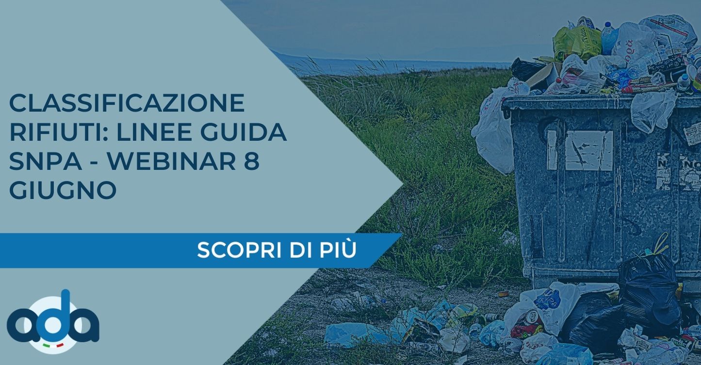 Classificazione Rifiuti Linee Guida Snpa Webinar Giugno Ada