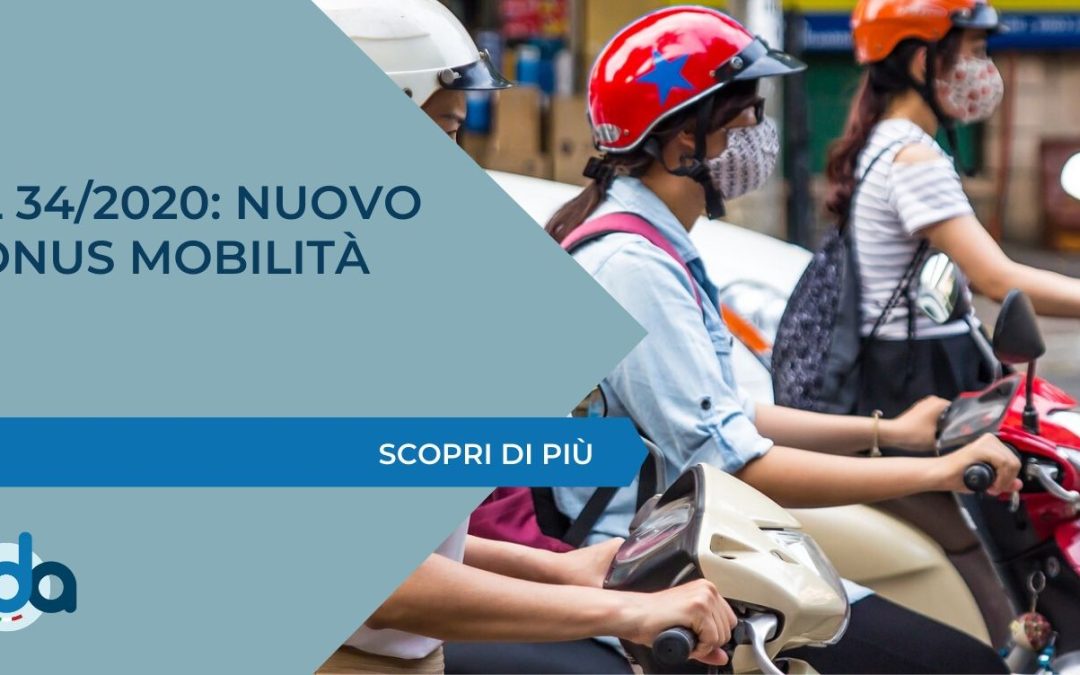 DL 34/2020: NUOVO BONUS MOBILITÀ