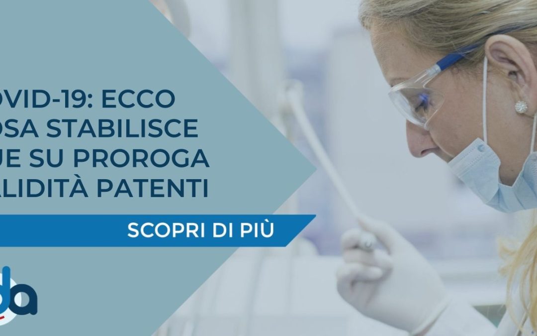COVID-19: ECCO COSA STABILISCE L’UE SU PROROGA VALIDITÀ PATENTI