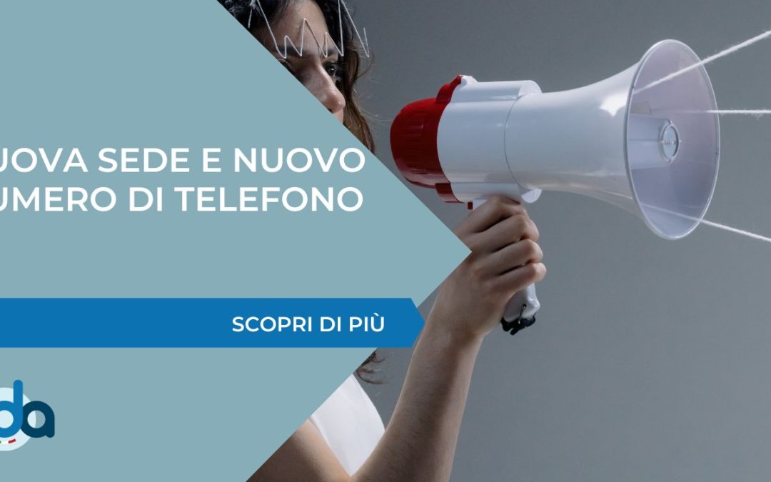 Nuova sede e nuovo numero di telefono ADA