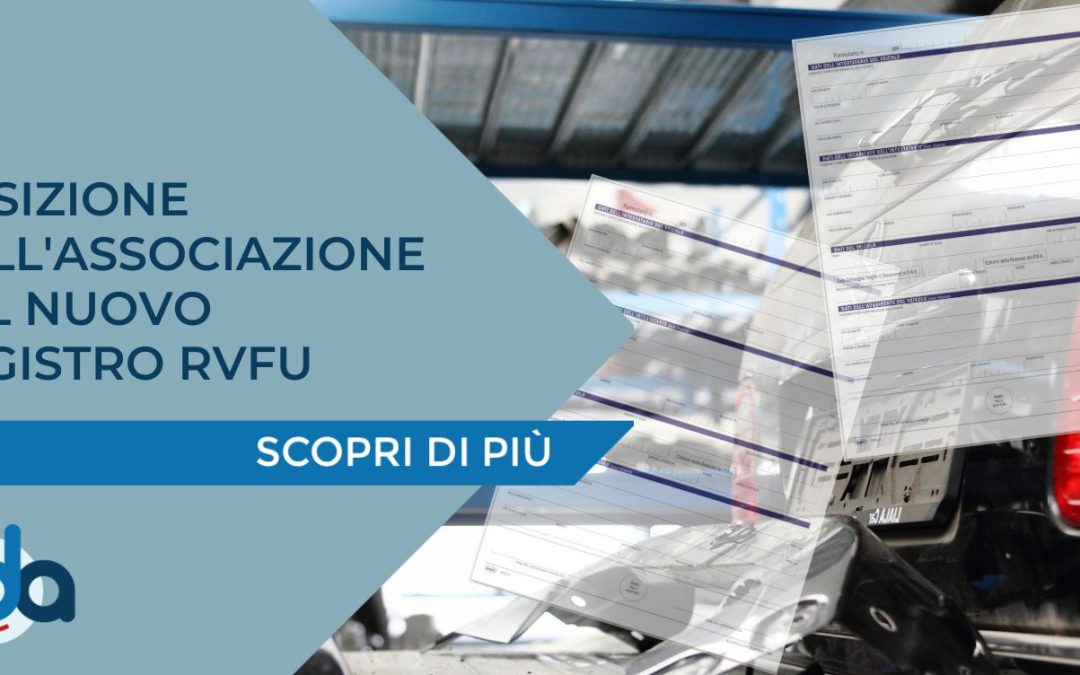 POSIZIONE DELL’ASSOCIAZIONE SUL NUOVO REGISTRO RVFU