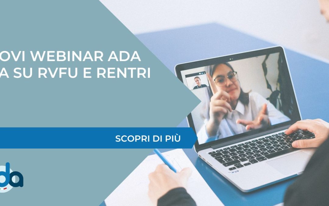 SAVE THE DATE: WEBINAR ADA SU RVFU E RENTRI – REGISTRATI