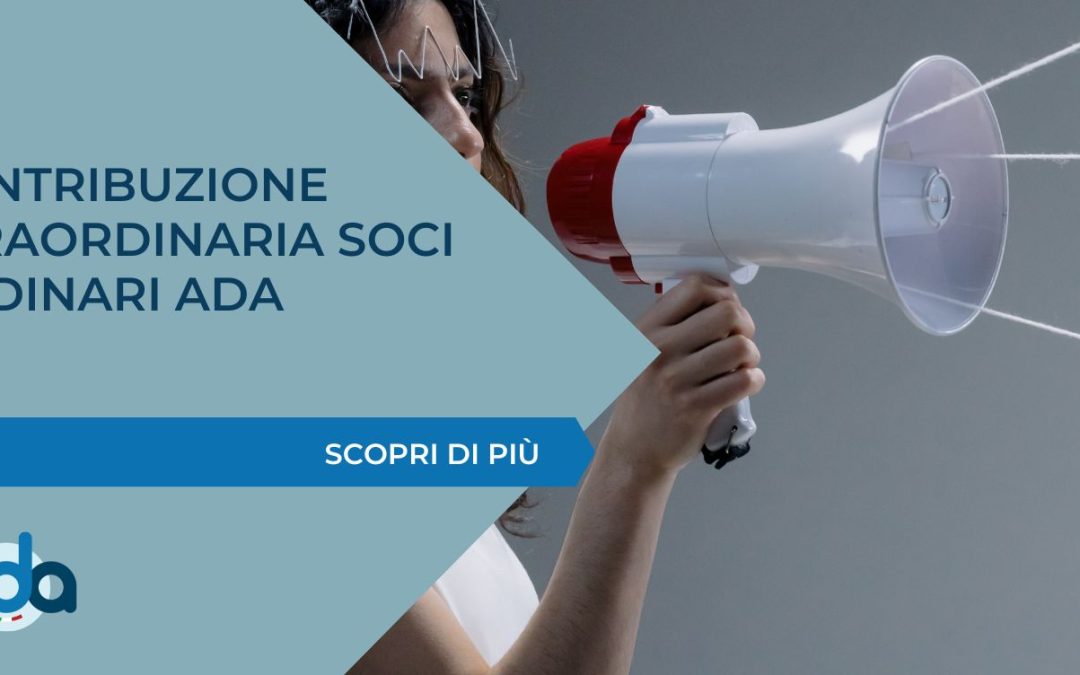 Contribuzione straordinaria Soci ordinari ADA