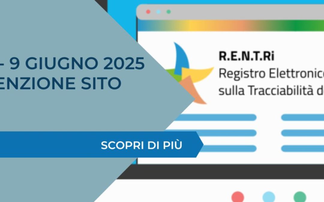 RENTRi – 9 giugno 2025 manutenzione sito