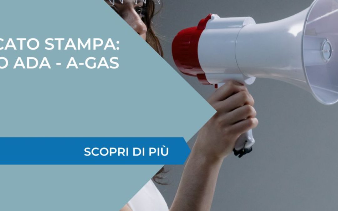 COMUNICATO STAMPA: Accordo tra ADA e A-GAS
