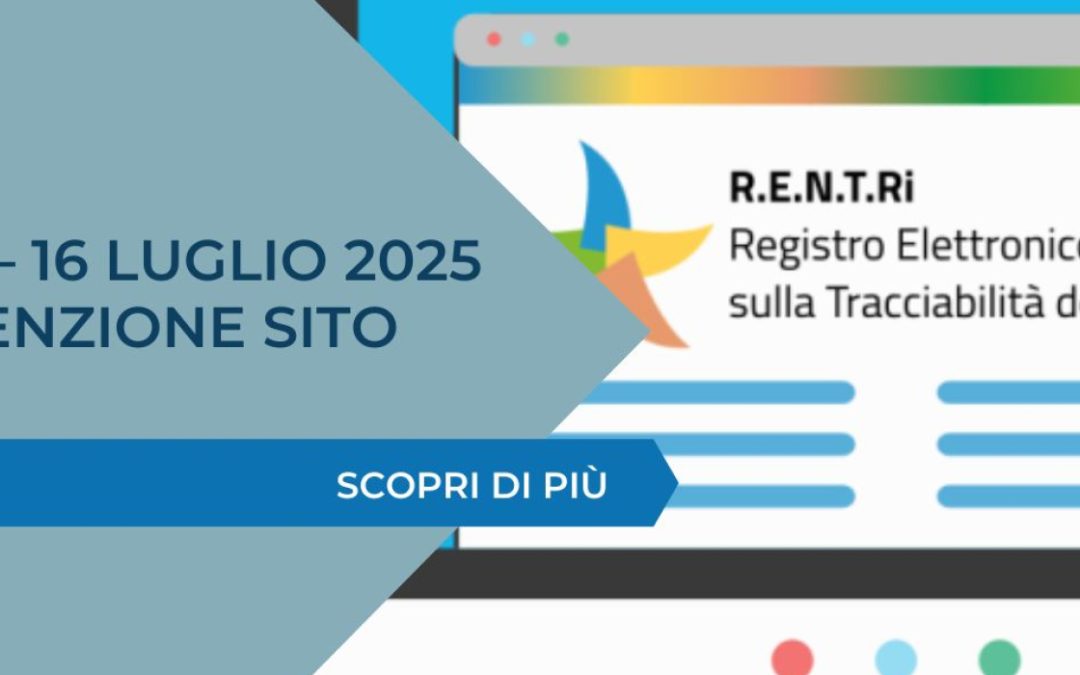 RENTRi – 16 luglio 2025 – MANUTENZIONE SITO