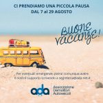 Chiusura uffici per ferie estive