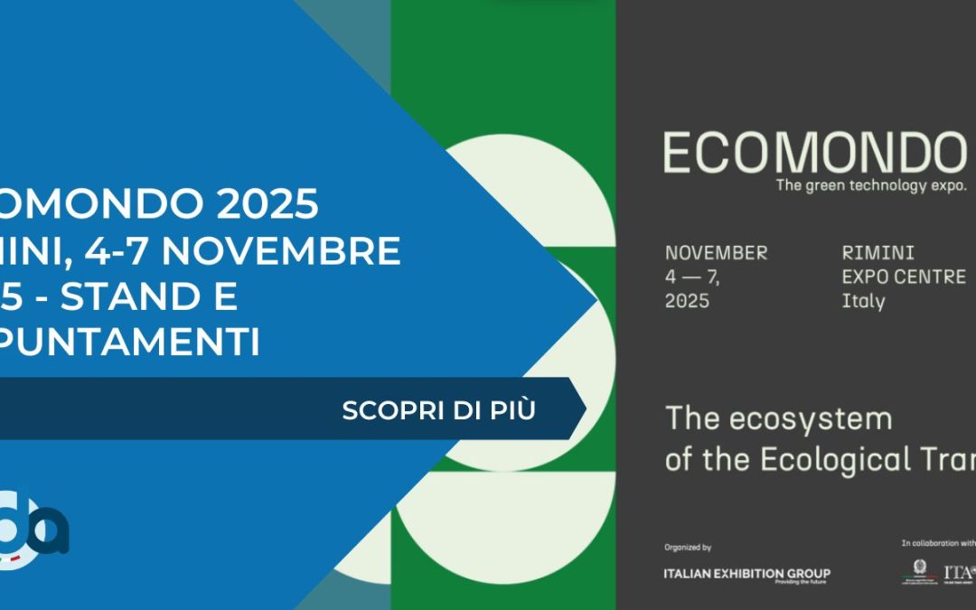 Ecomondo 2025 – Rimini 4-7 novembre 2025 – Stand e appuntamenti