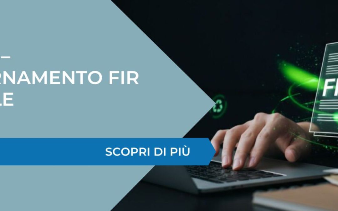 RENTRI – Aggiornamento FIR digitale