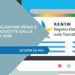 RENTRi – Pubblicazione news e modifiche introdotte dalla Legge Bilancio 2026