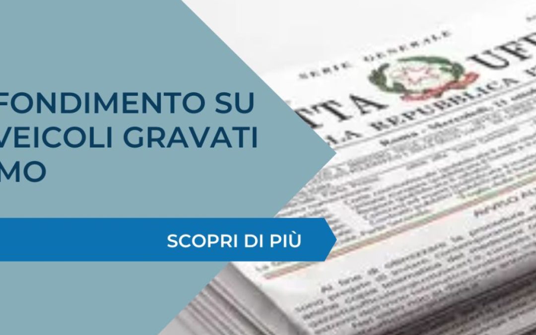 Approfondimento su legge demolizione veicoli gravati da fermo amministrativo