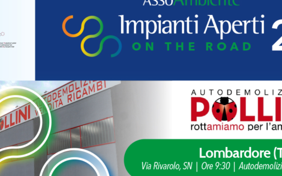 SAVE THE DATE – IMPIANTI APERTI ON THE ROAD: AUTODEMOLIZIONE POLLINI, 20 MARZO 2026