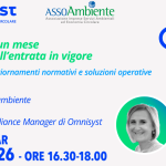 WEBINAR: XFIR a un mese dall’entrata in vigore. Stato dell’arte, aggiornamenti normativi e soluzioni operative – 18 Marzo