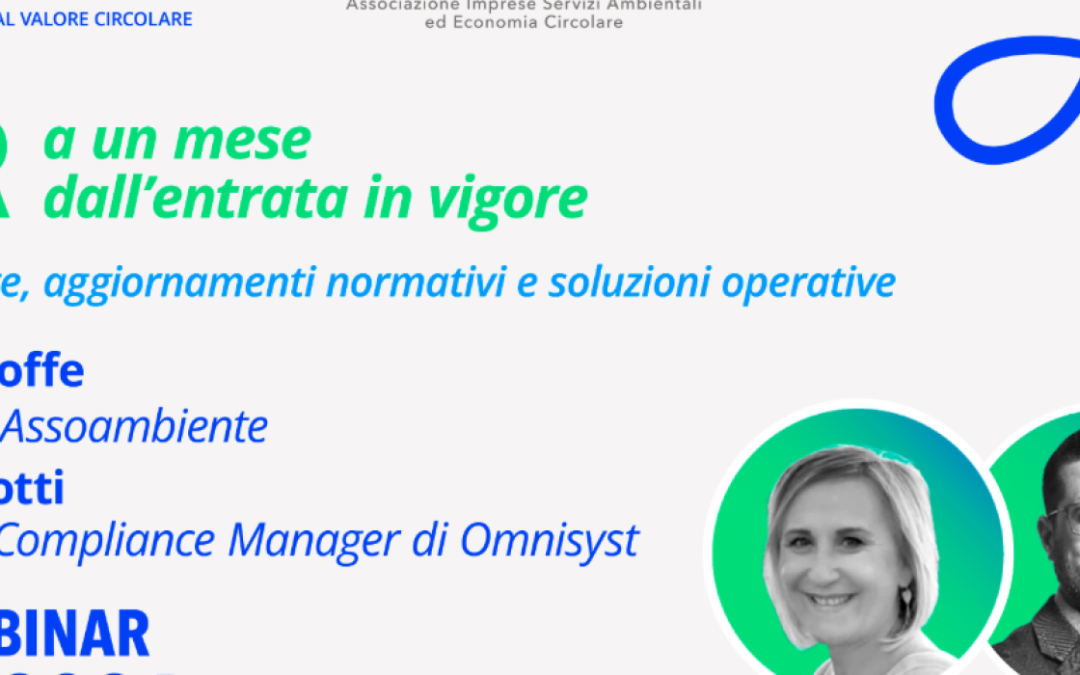 WEBINAR: XFIR a un mese dall’entrata in vigore. Stato dell’arte, aggiornamenti normativi e soluzioni operative – 18 Marzo