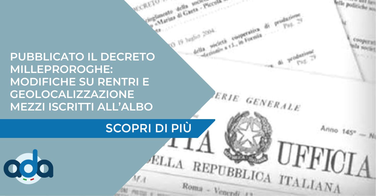 Pubblicato il Decreto Milleproroghe Pubblicato il Decreto Milleproroghe