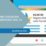 RENTRI – Comunicazione chiusura incidente di servizio dal 14 aprile 2026