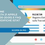 RENTRI – Manutenzione programmata 21 aprile 2026 (ore 18:00-20:00) e FAQ su nuove codifiche Istat Comuni