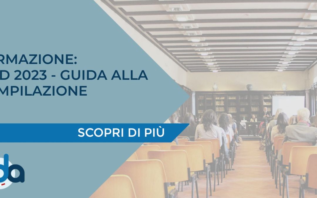 FORMAZIONE: MUD 2023 – GUIDA ALLA COMPILAZIONE