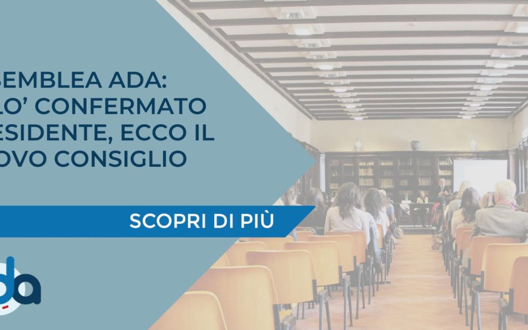 ASSEMBLEA ADA: CALO’ CONFERMATO PRESIDENTE, ECCO IL NUOVO CONSIGLIO
