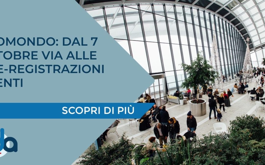 ECOMONDO: DAL 7 OTTOBRE VIA ALLE PRE-REGISTRAZIONI EVENTI