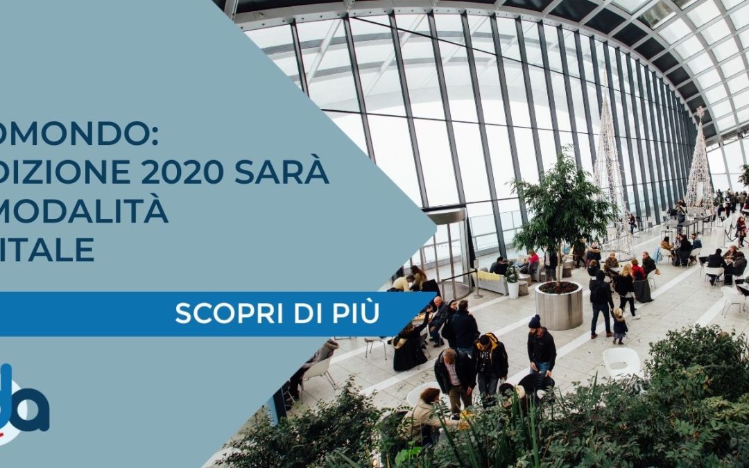 ECOMONDO: L’EDIZIONE 2020 SARÀ IN MODALITÀ DIGITALE