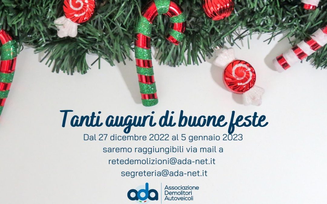 BUONE FESTE A TUTTI I NOSTRI ASSOCIATI!