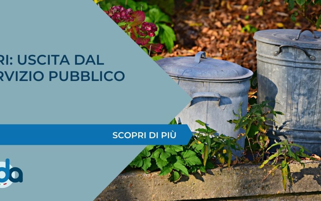 TARI: USCITA DAL SERVIZIO PUBBLICO