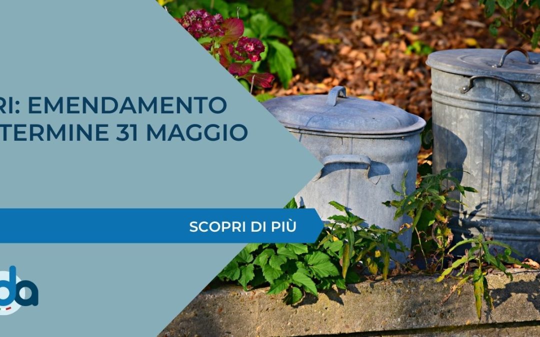 TARI: EMENDAMENTO SU TERMINE 31 MAGGIO