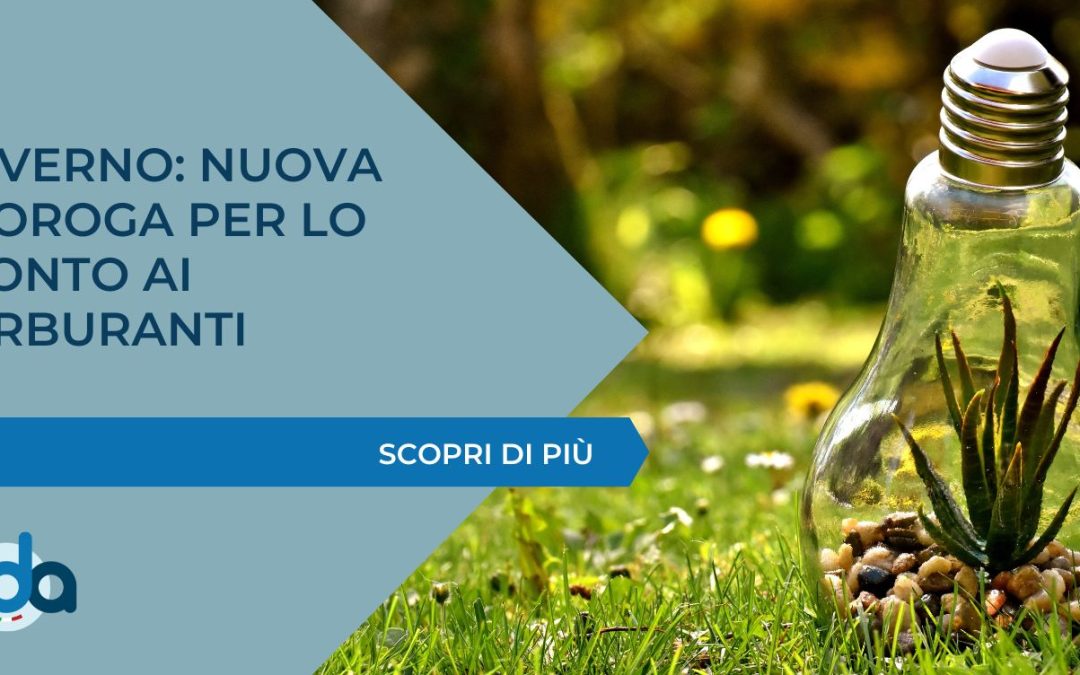 GOVERNO: NUOVA PROROGA PER LO SCONTO AI CARBURANTI