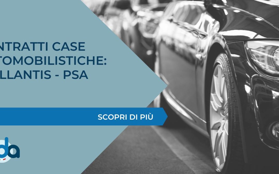 CONTRATTI CASE AUTOMOBILISTICHE: STELLANTIS – PSA
