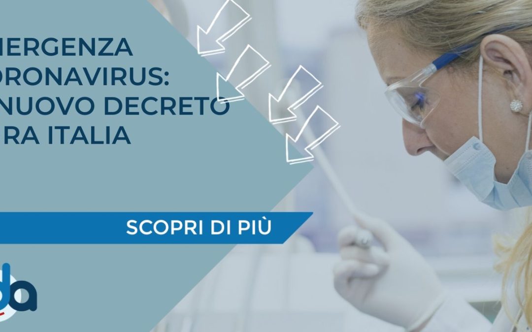 EMERGENZA CORONAVIRUS: IL NUOVO DECRETO CURA ITALIA