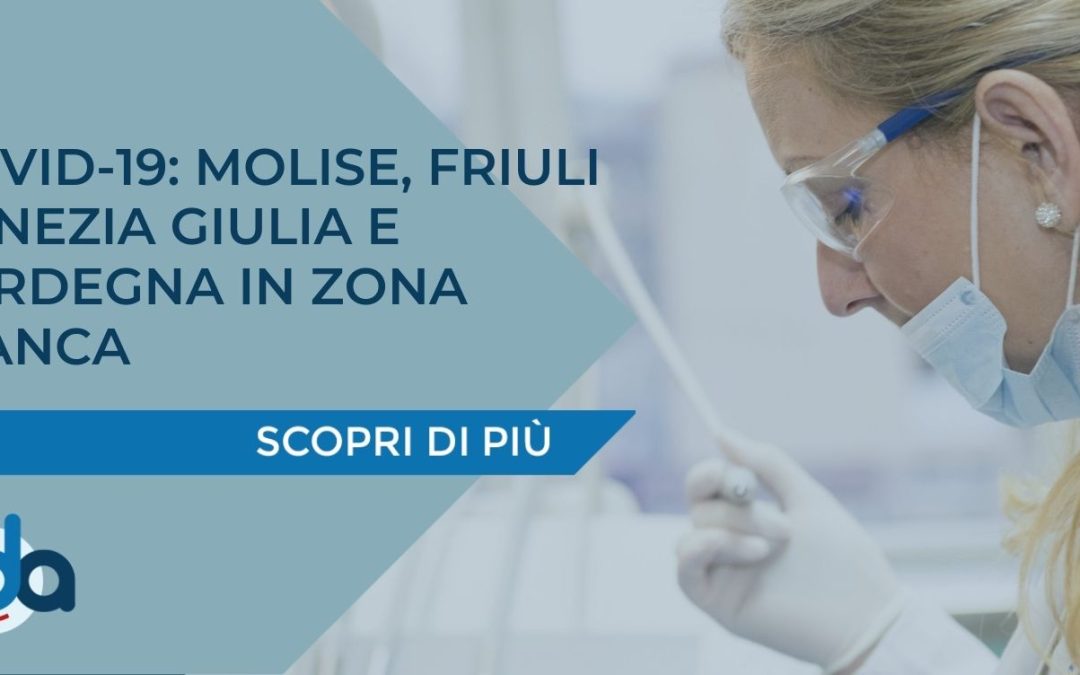COVID-19: MOLISE, FRIULI VENEZIA GIULIA E SARDEGNA IN ZONA BIANCA