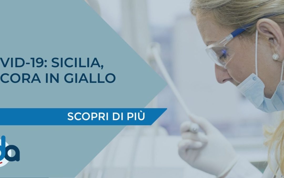 COVID-19: SICILIA, ANCORA IN GIALLO
