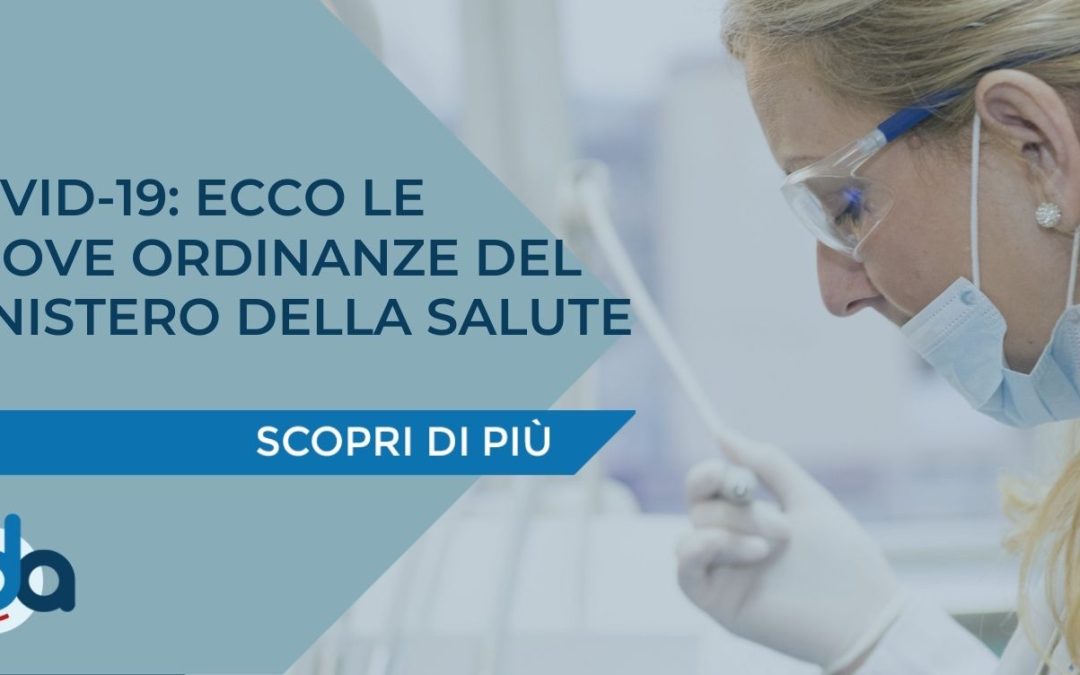 COVID-19: ECCO LE NUOVE ORDINANZE DEL MINISTERO DELLA SALUTE