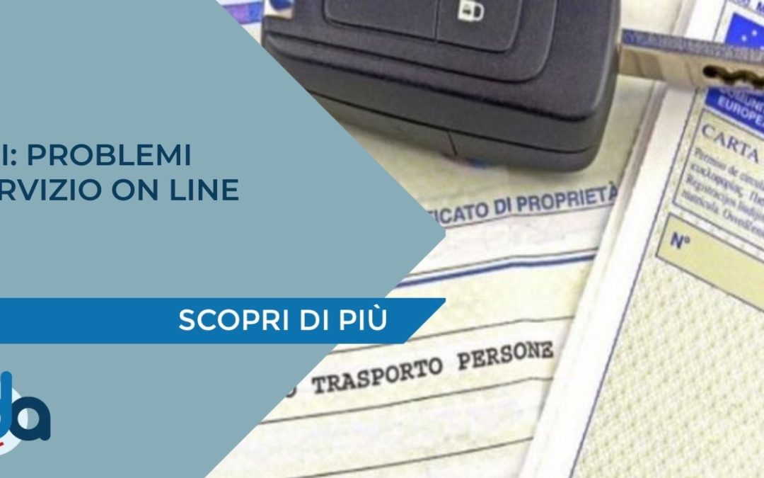 ACI: PROBLEMI SERVIZIO ON LINE