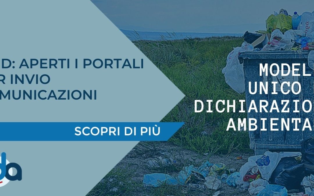 MUD: APERTI I PORTALI PER INVIO COMUNICAZIONI