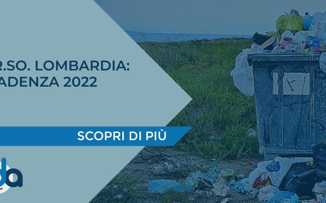 O.R.SO. LOMBARDIA: SCADENZA 2022