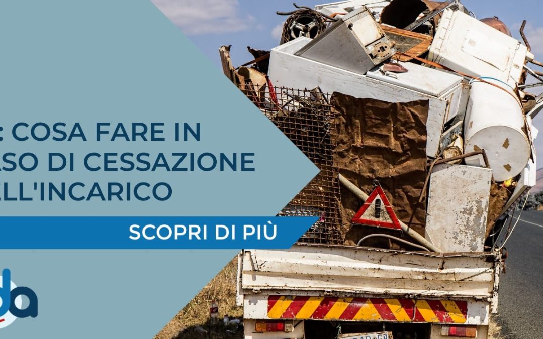 RESPONSABILE TECNICO: COSA FARE IN CASO DI CESSAZIONE DELL’INCARICO