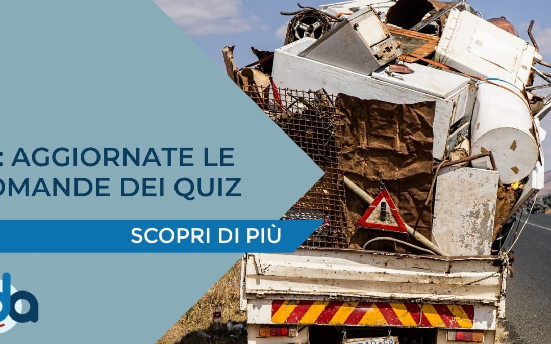 AGGIORNAMENTO QUIZ PER RESPONSABILE TECNICO