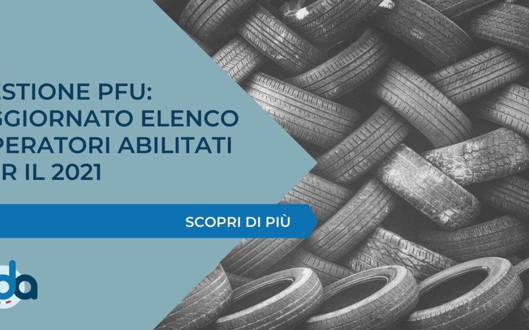 GESTIONE PFU: AGGIORNATO ELENCO OPERATORI ABILITATI PER IL 2021
