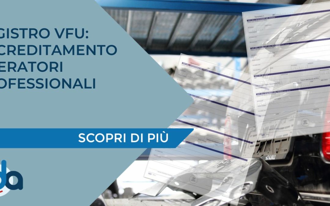 REGISTRO VFU: ACCREDITAMENTO OPERATORI PROFESSIONALI