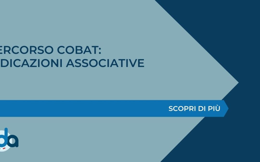 PERCORSO COBAT: INDICAZIONI ASSOCIATIVE