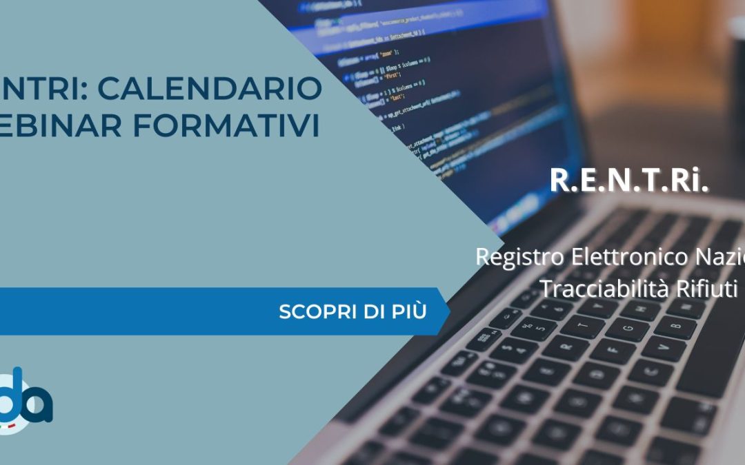 Pubblicato calendario formazione RENTRI