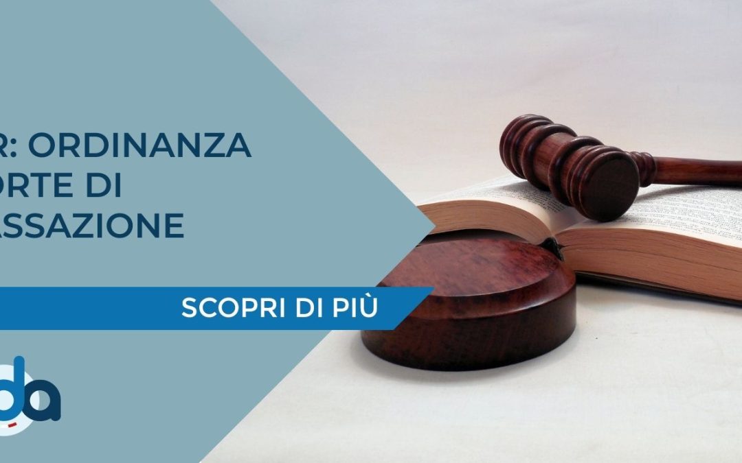FIR: ORDINANZA CORTE DI CASSAZIONE