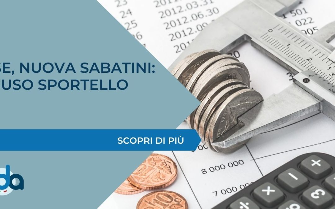 MISE, NUOVA SABATINI: CHIUSO SPORTELLO