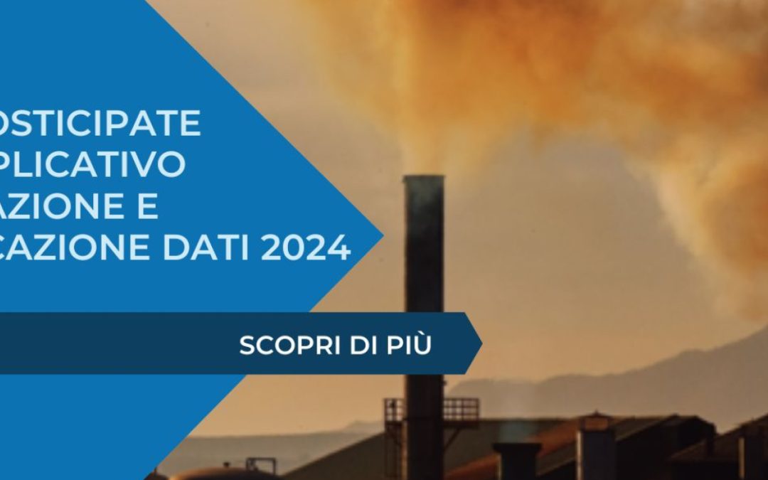 PRTR – POSTICIPATE date applicativo registrazione e comunicazione dati 2024
