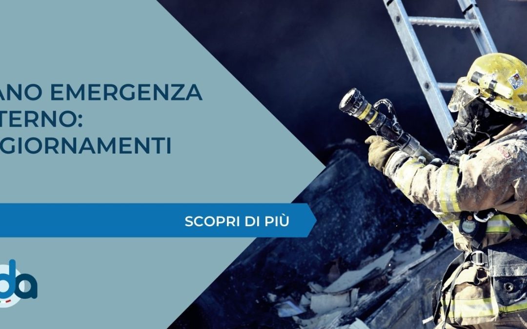PIANO EMERGENZA ESTERNO: AGGIORNAMENTI