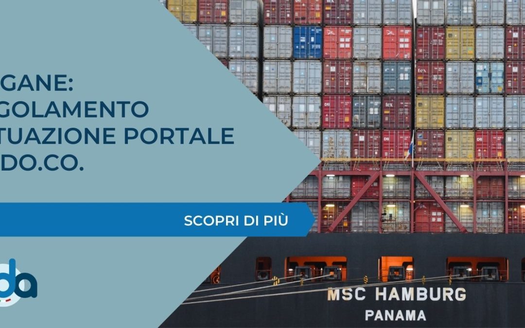 DOGANE: REGOLAMENTO ATTUAZIONE PORTALE SU.DO.CO.