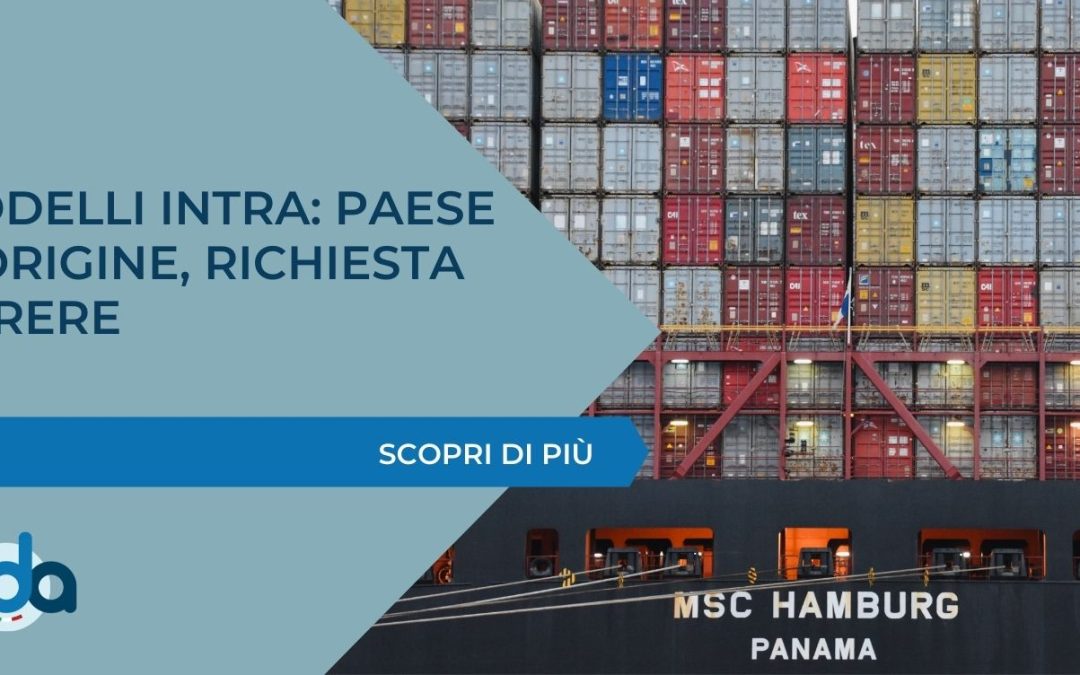 MODELLI INTRA: PAESE D’ORIGINE, RICHIESTA PARERE