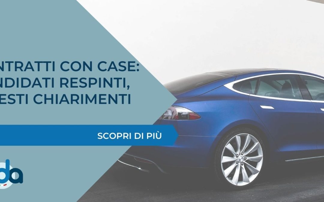 CONTRATTI CON CASE: CANDIDATI RESPINTI, CHIESTI CHIARIMENTI